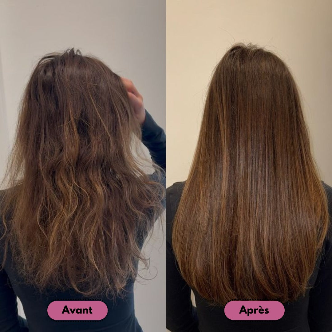 GlamFlow™ - Brosse Sèche-Cheveux 2-en-1